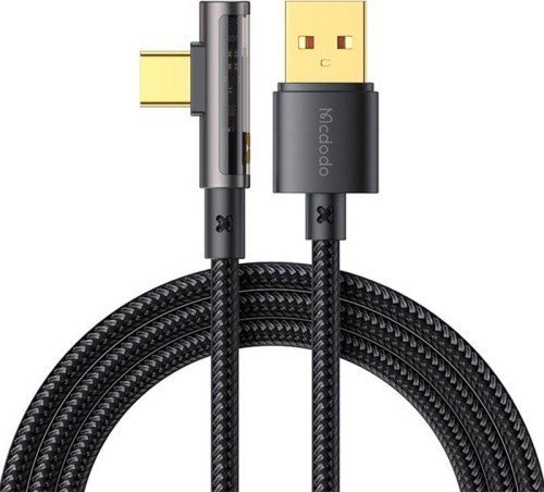 Kabel USB Mcdodo USB-A - USB-C 1.2 m Czarny (MDD99)