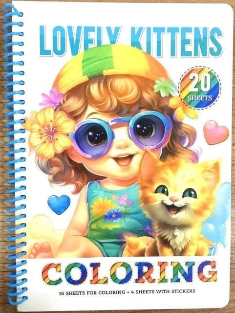 Teka Kolorowanka A5 koło 20 kartek Urocze kotki