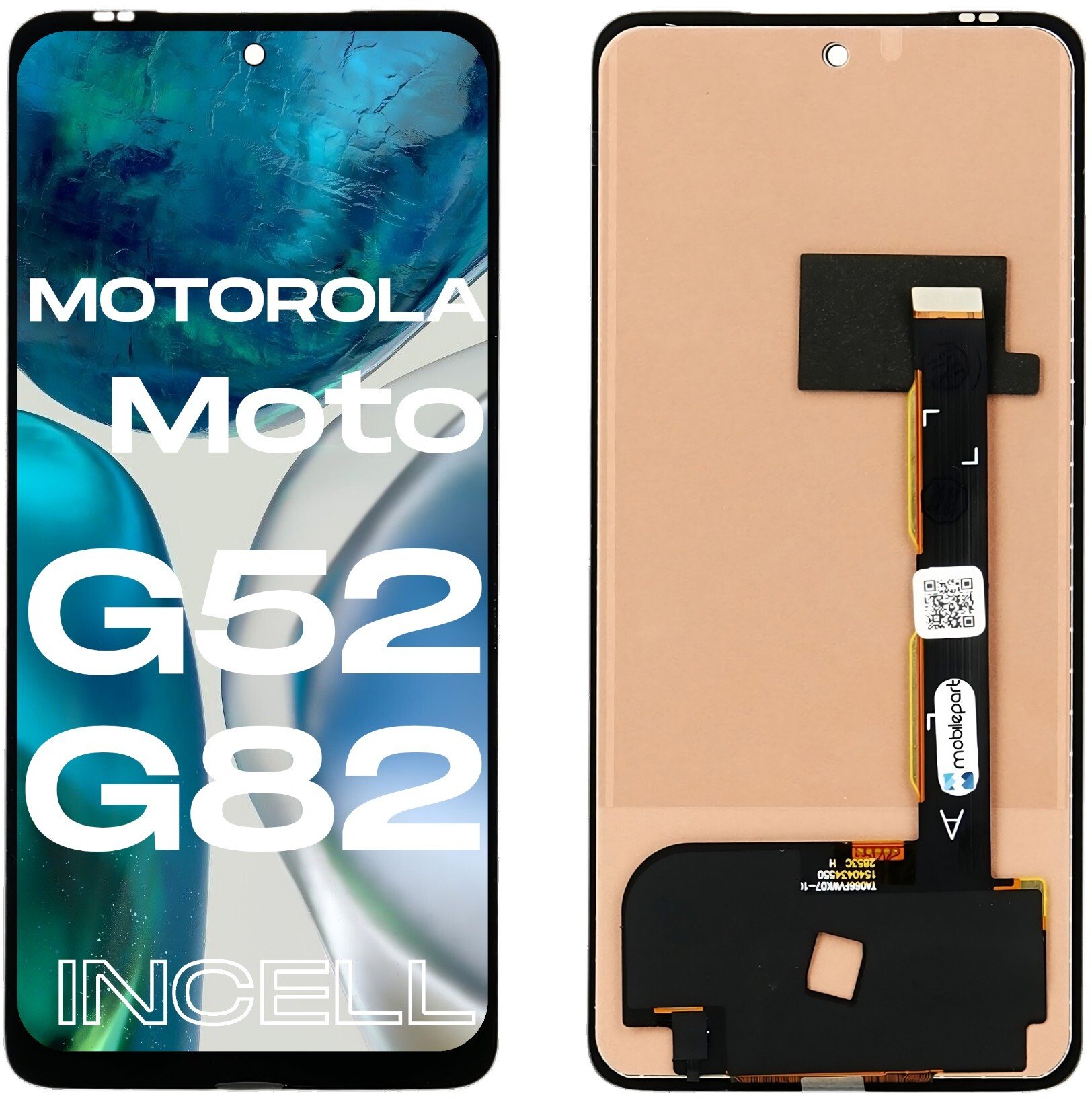 Wyświetlacz do Motorola Moto G52 / G82 LCD XT2221 / XT2225 Ekran Incell