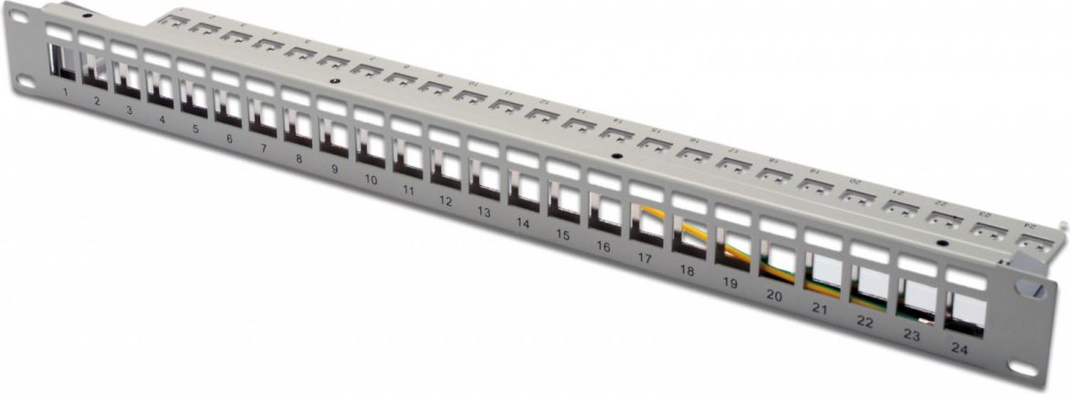 Digitus Patch panel 19" 1U modularny 24x slot keystone (DN-91410)