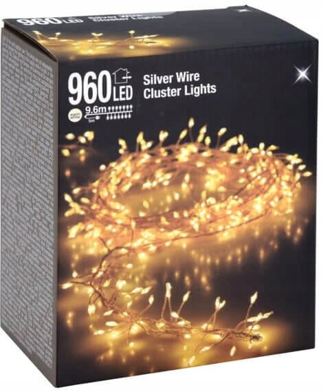 Lumarko Świąteczny łańcuch 960 LED 9.6 m