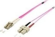 Equip Equip Pro - Patch- Cable - LC Multi- Mode (M) - SC multi- mode (M) - 10,0m - glass fiber - 50/125 Micrometer - OM4 - halogen free - violet (2555