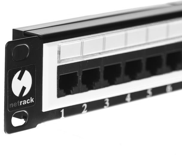 NetRack Patch panel 19'' 24-porty Kat.6 UTP (104-06)