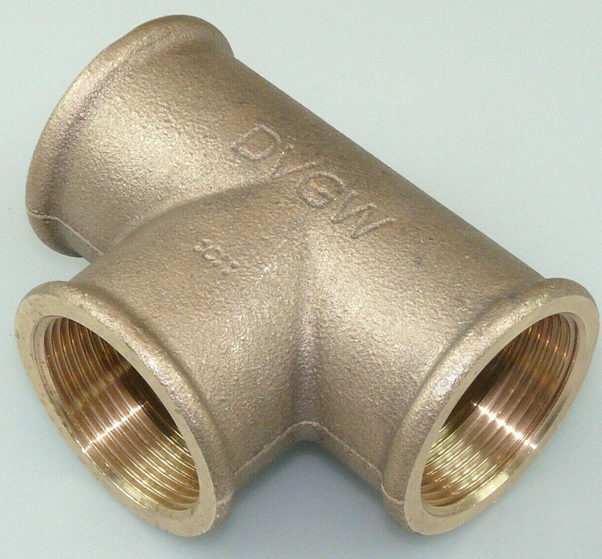 Viega T-stykke 2" rødgods