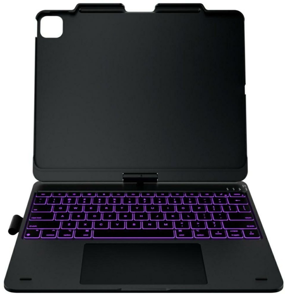 Etui Typecase Flexbook Touch z klawiaturą do iPad Air 13" 2024/2025 czarny