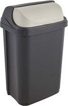 Kosz na śmieci Keeeper uchylny grafitowy (0607002134 Alt)