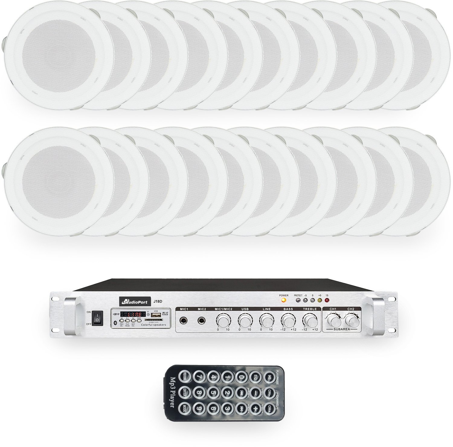 Wzmacniacz audio 180W/100V J18D Audioport one size