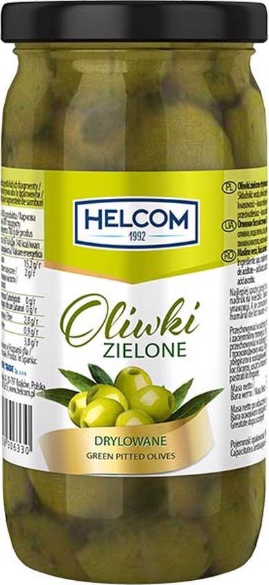 Greek Trade Helcom Oliwki zielone drylowane - słoik 230g