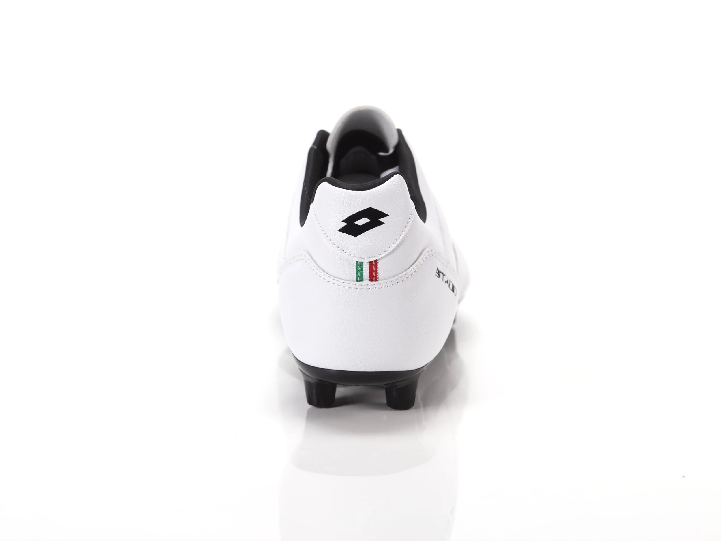 LOTTO BUTY Stadio 705 FG Unisex All White/All Black/Light Platino 7.5 41.0