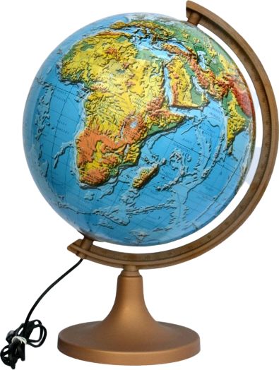 Zachem Globus 320 fizyczny 3D, podświetlany