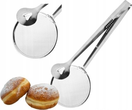 Galicja Szczypce kuchenne z sitkiem do pączków i frytek