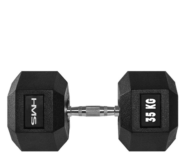 HMS ‎‎Hantel Hex Pro gumowany 1 x 35 kg