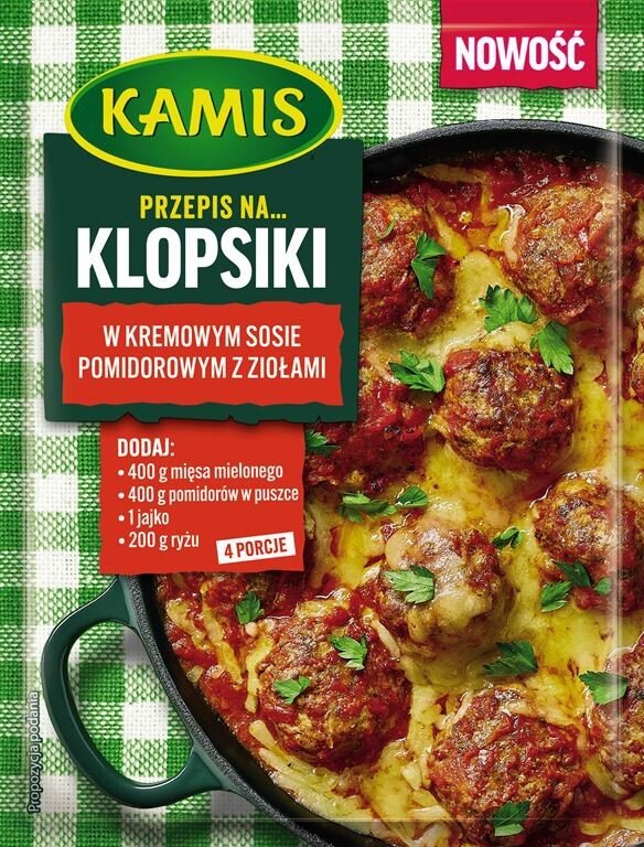 Kamis Przepis na klopsiki w kremowym sosie pomidorowym z ziołami 35 g