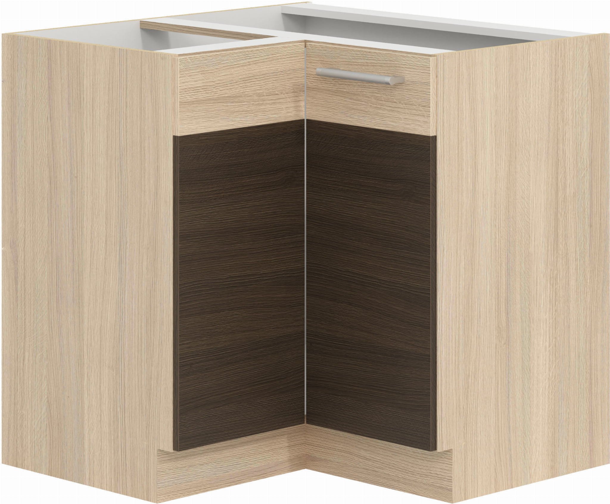 Szafka dolna narożna kuchenna stojąca MODENA MD21/D90NW rijeka ciemna