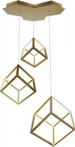 Lampa wisząca V-TAC Oprawa Zwieszana V-TAC 46W LED Ściemnialna Złota VT-7920 3000K 4900lm