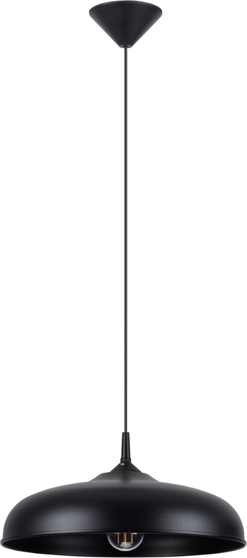 Lampa wisząca Sollux Lighting SOLLUX Lampa wisząca GINA czarna 1 x E27 SL.1330