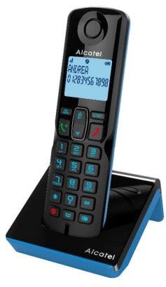 ALCATEL S280 BLACK/BLUE - TELEFON DECT