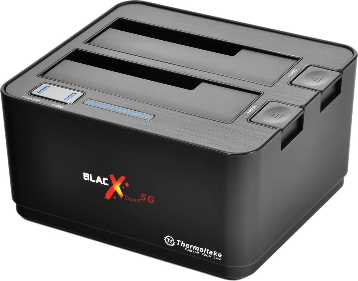 Stacja dokująca Thermaltake 2.5"/3.5" SATA - USB 3.2 Gen 1 BlacX Duet 5G (ST0022)