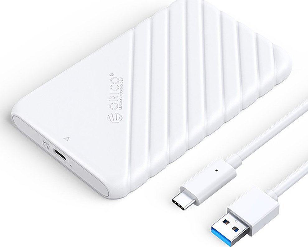 Kieszeń Orico Obudowa dysku 2,5" USB-C 3.1 6Gbps biała