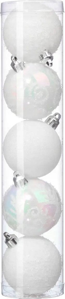 Atmosphera Bombki o różnym wykończeniu, Ø 5 cm, 5 szt.