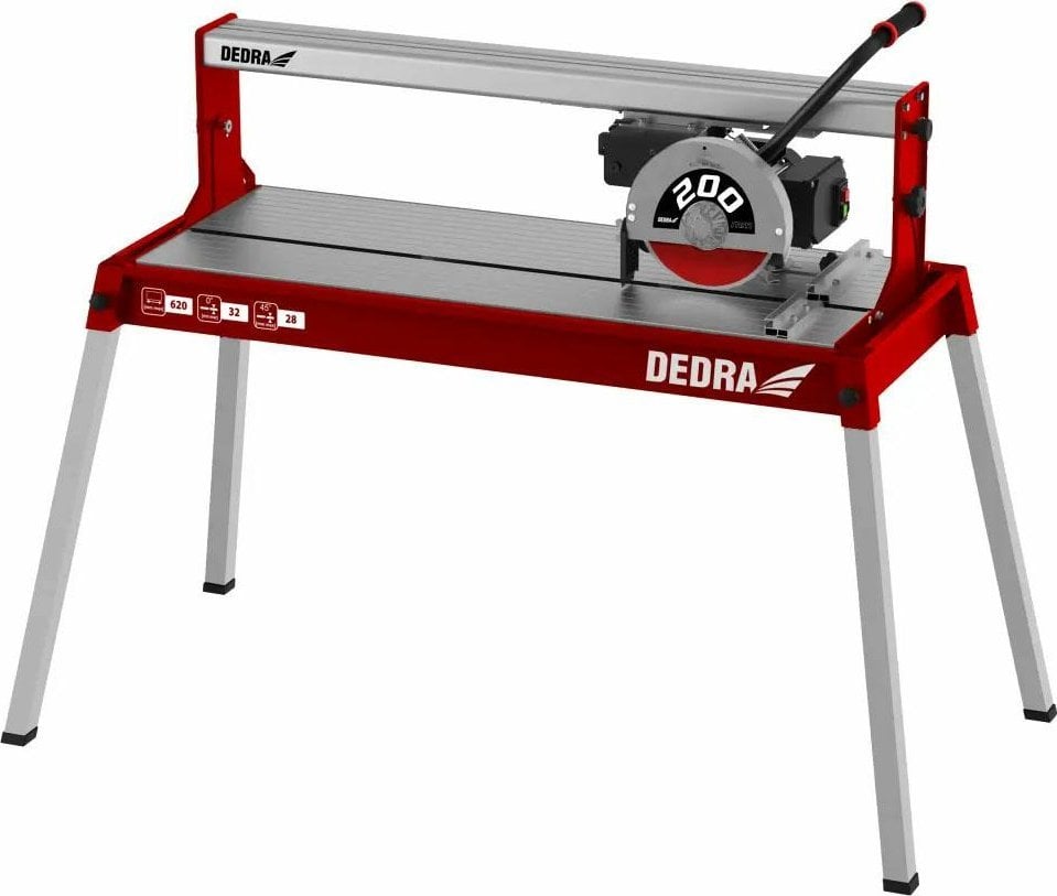 Dedra Przecinarka do płytek 800W, 200x25,4mm max cięcie 620mm