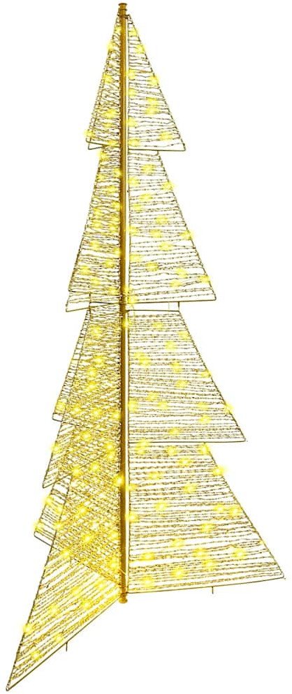 vidaXL Choinka z 240 diodami LED Ciepła biel 180 cm PET