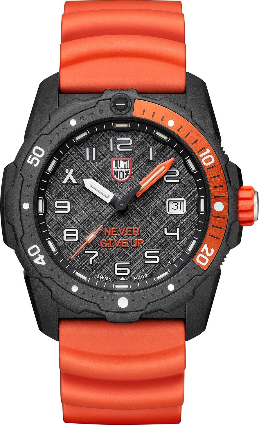 Zegarek Luminox Zegarek męski Luminox XB.3729.NGU pomarańczowy