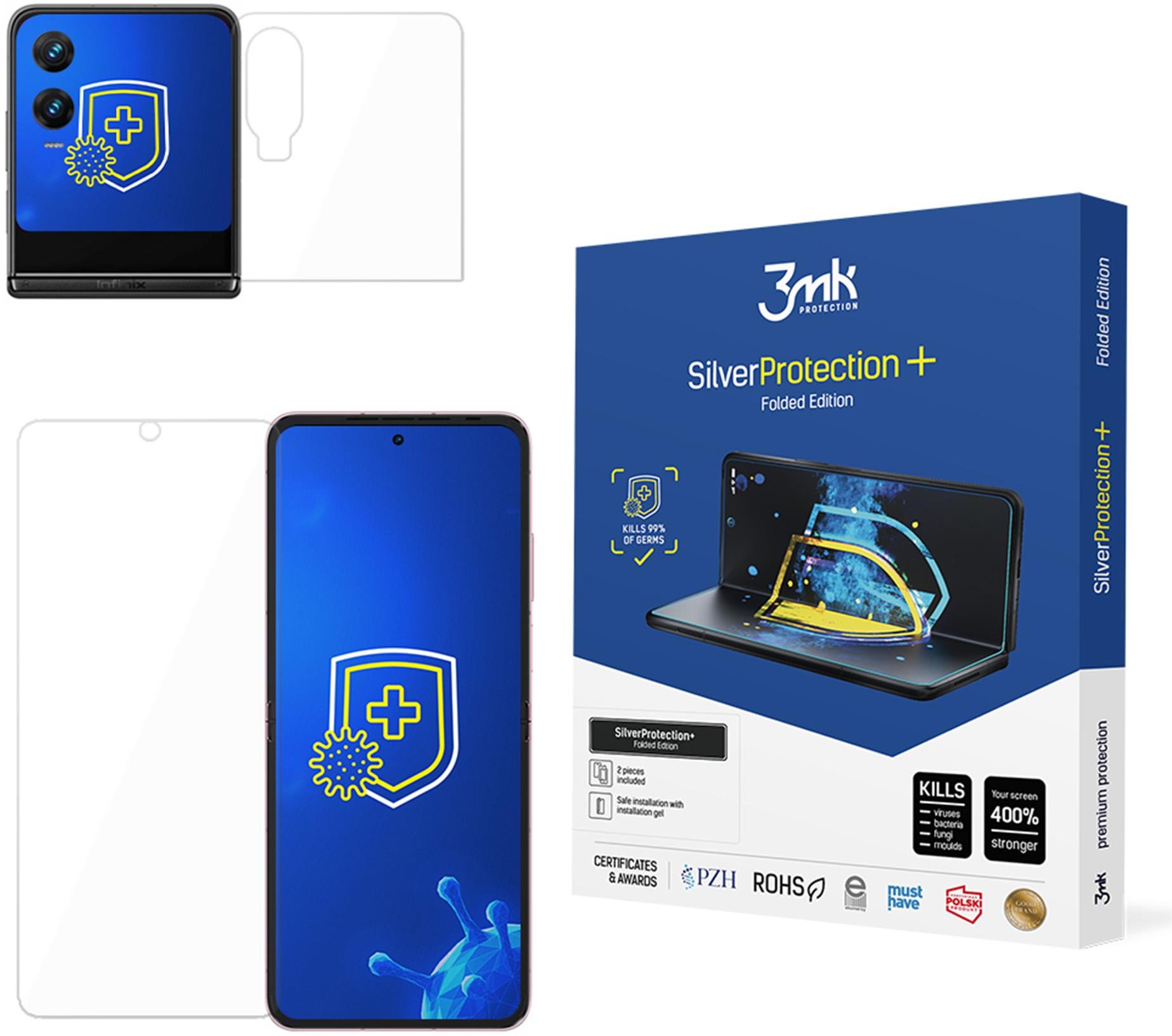 INFINIX ZERO FLIP - 3MK SILVERPROTECTION+ FOLDED EDITION