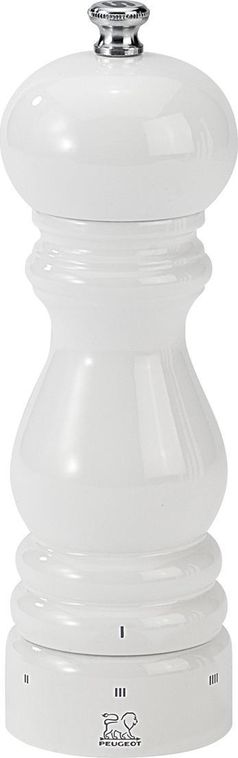 Młynek do przypraw Peugeot Młynek do pieprzu 18 cm Peugeot Paris biały