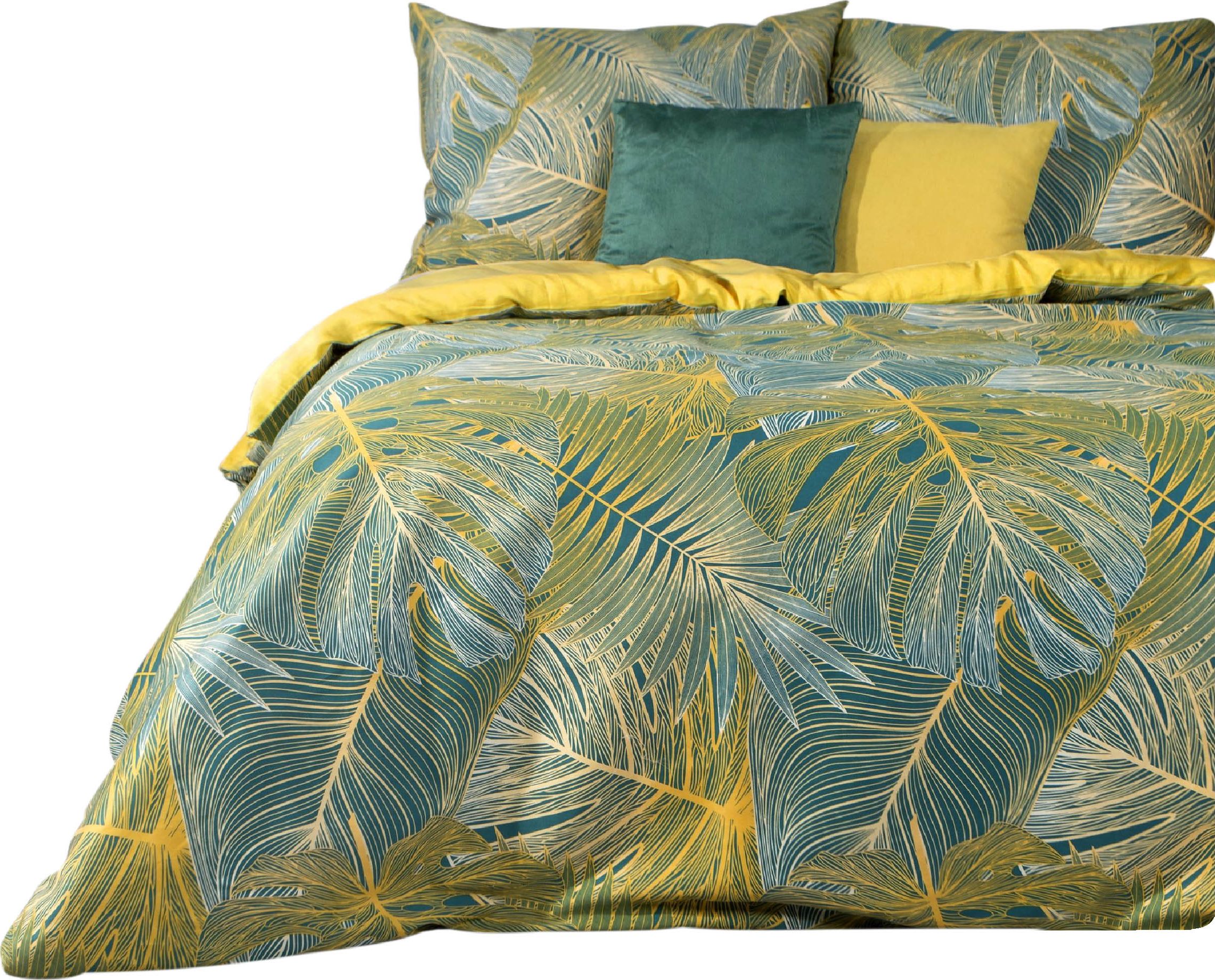 Eurofirany Pościel Satynowa Nova Print Melania 200x220 NP 3 CZĘŚCI