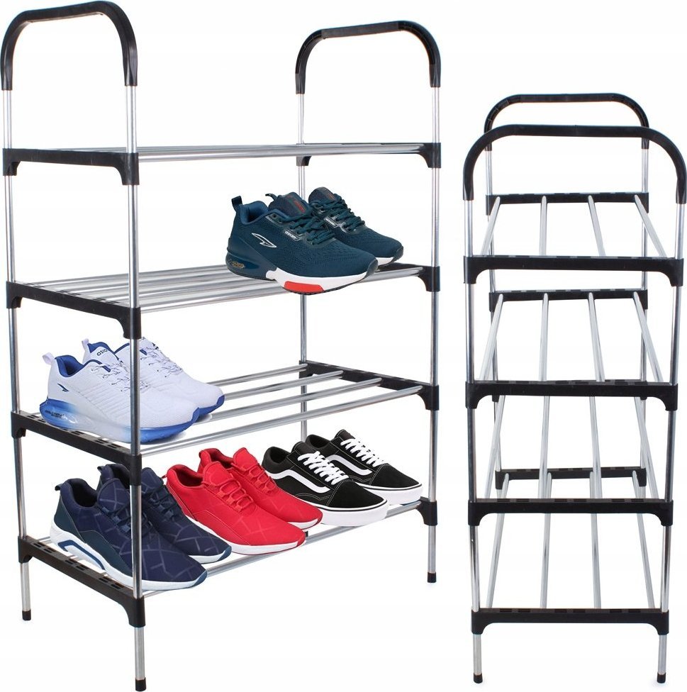 Verk PÓŁKA NA BUTY STOJAK REGAŁ SZAFKA OBUWIE 4 PÓŁKI