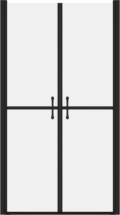 vidaXL Drzwi prysznicowe, szkło mrożone, ESG, (93-96)x190 cm