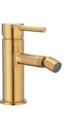 Bateria bidetowa KFA Moza stojąca złoty szczotkowany (5037-015-31)