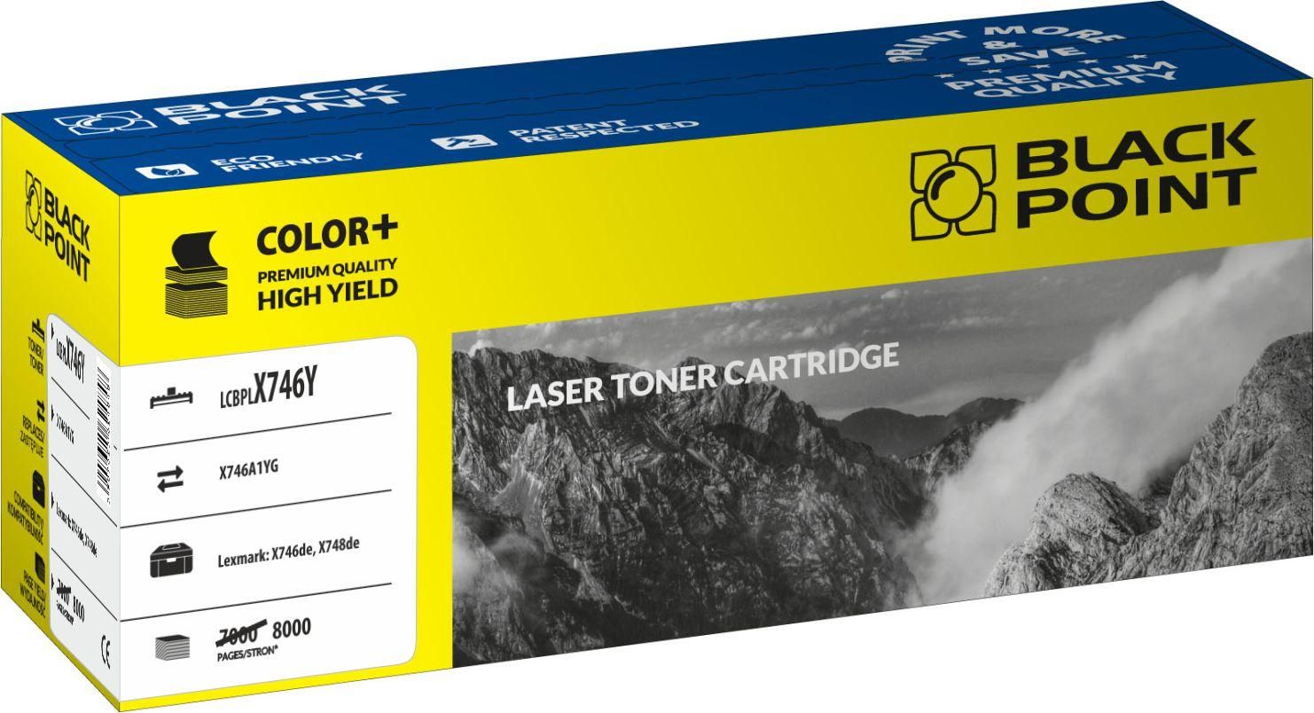 Toner Black Point Yellow Zamiennik (BLLOPLX746YBW)
