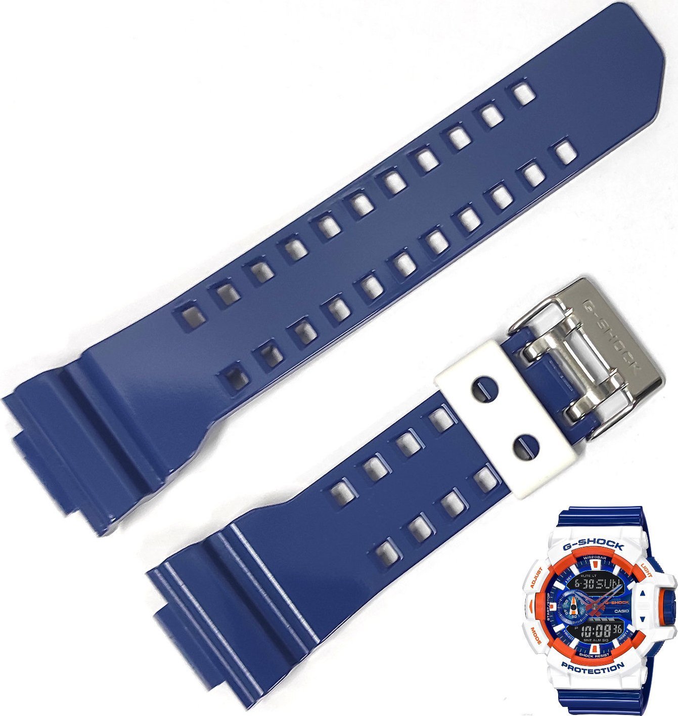 Pasek do zegarka Casio G-Shock GA-400CS niebieski 10504383 .