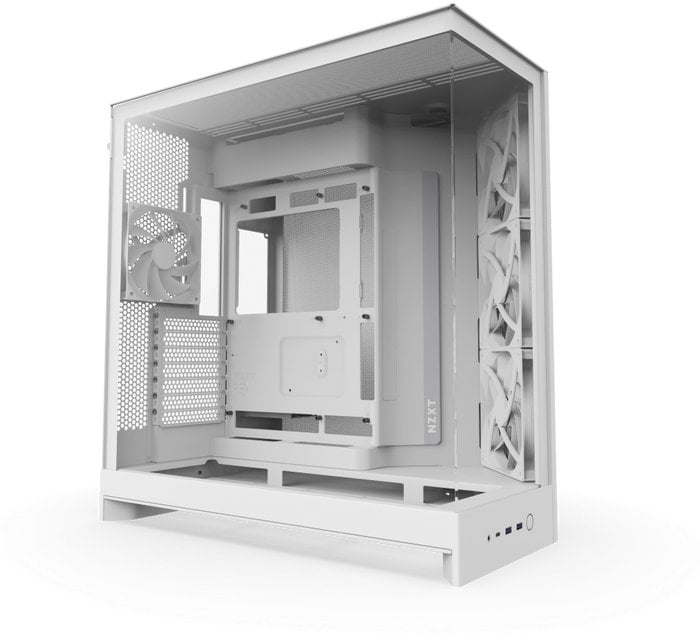 NZXT H9 Flow (2025) All White MidiTower CM-H92FW-01 retail