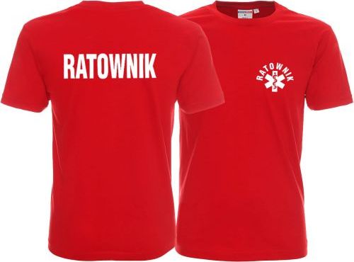 LPP - Promostars Koszulka męska RATOWNIK czerwona