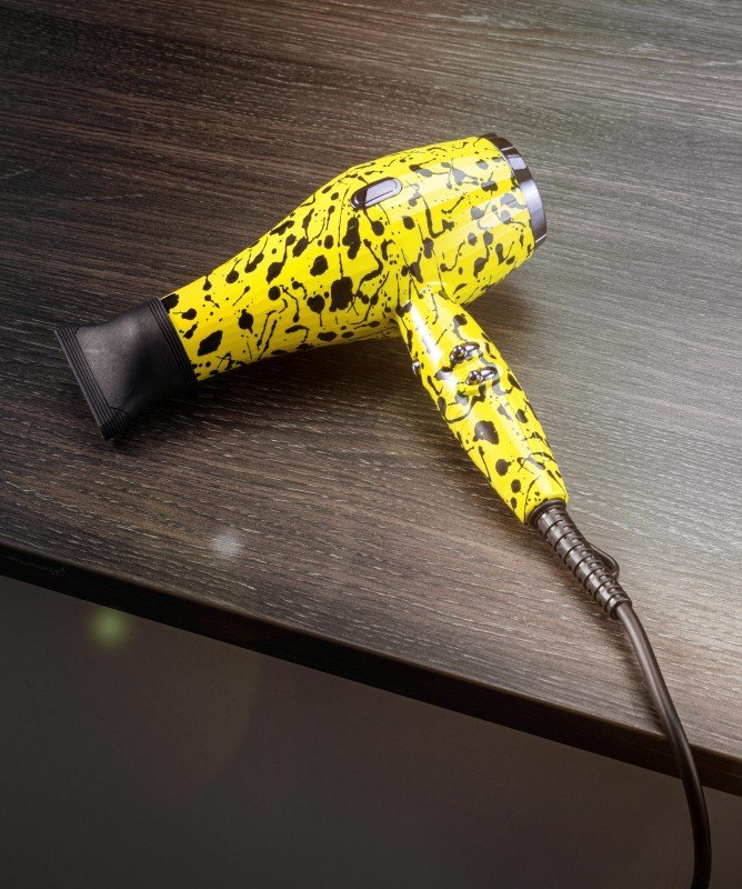 Suszarka Osom Professional Plaukų džiovintuvas MOSAIC OSOM9010YELLOW, 2000 W, geltonas