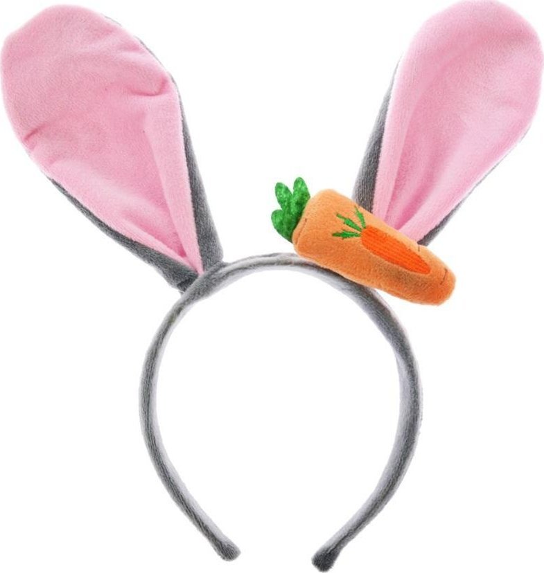 Opaska - zajączek z marchewką