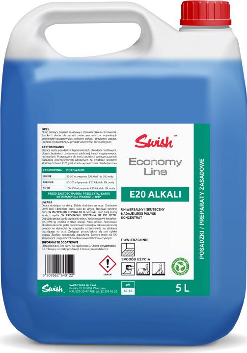 Swish Swish E20 Preparat do czyszczenia powierzchni o działaniu nabłyszczającym 5 l