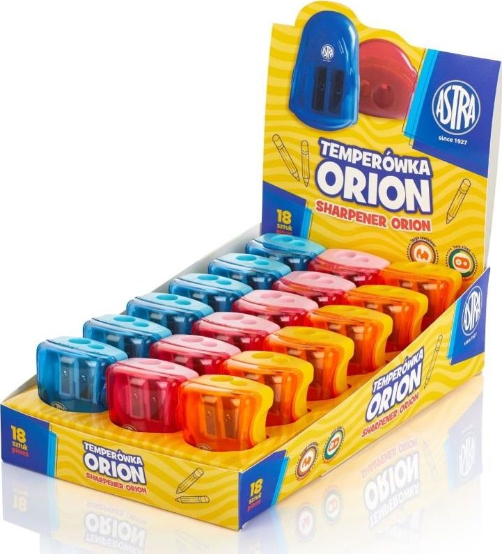 Astra Temperówka z dwoma otworami Astra Orion (18szt)