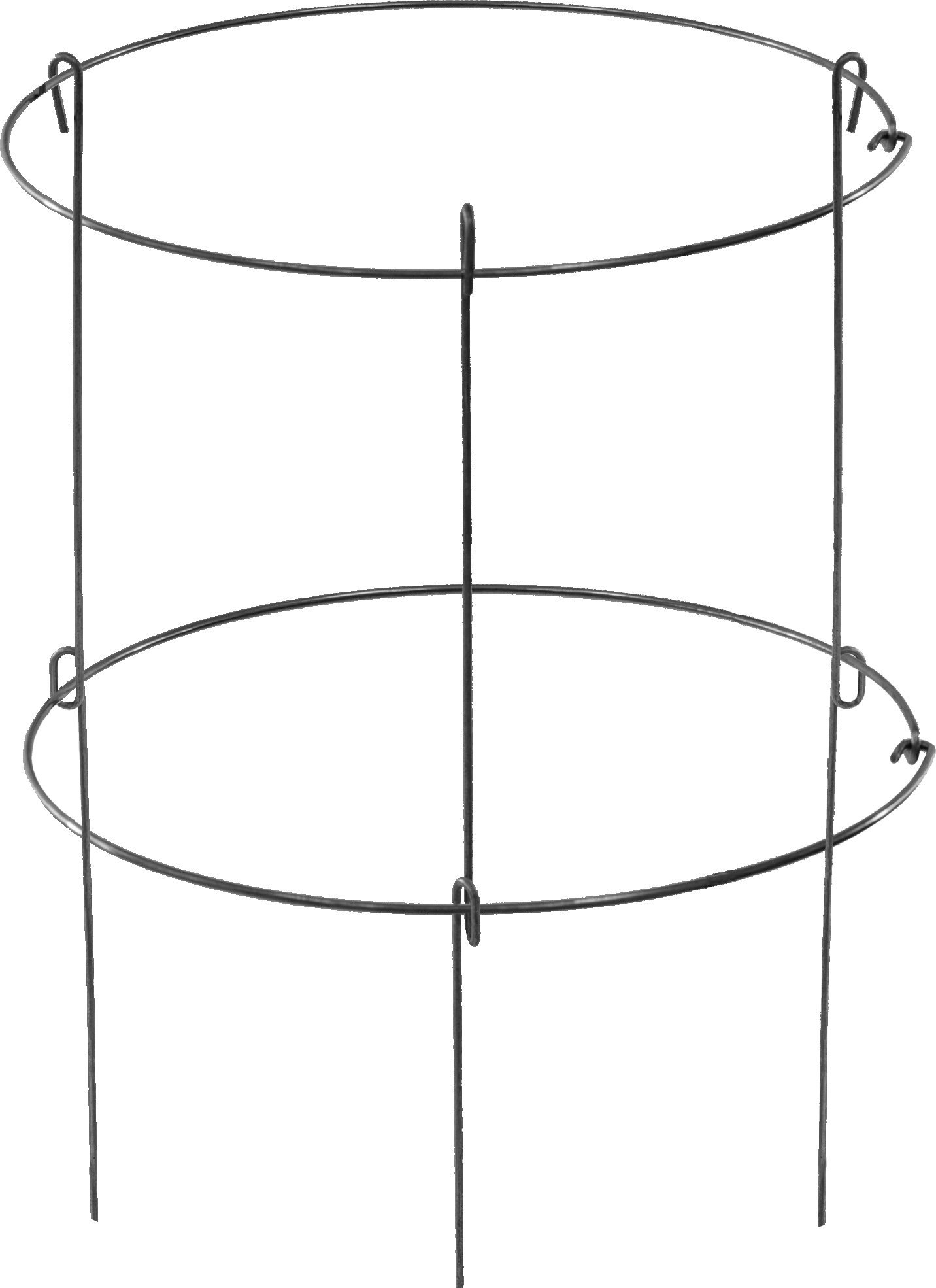 Kadax KADAX Podpora Roślin Kwiatów 60cm Ogrodowa Pierścieniowa Podpórka Stalowa mocna