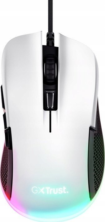 Mysz Trust herni mysz GXT 922W YBAR Eco* Gaming Mouse, optická, USB, bia?a