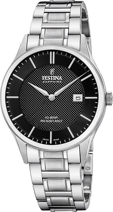 Zegarek męski Festina F20067-6 srebrny