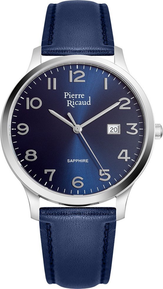 Zegarek Pierre Ricaud Zegarek męski Pierre Ricaud P91028.5N25Q niebieski