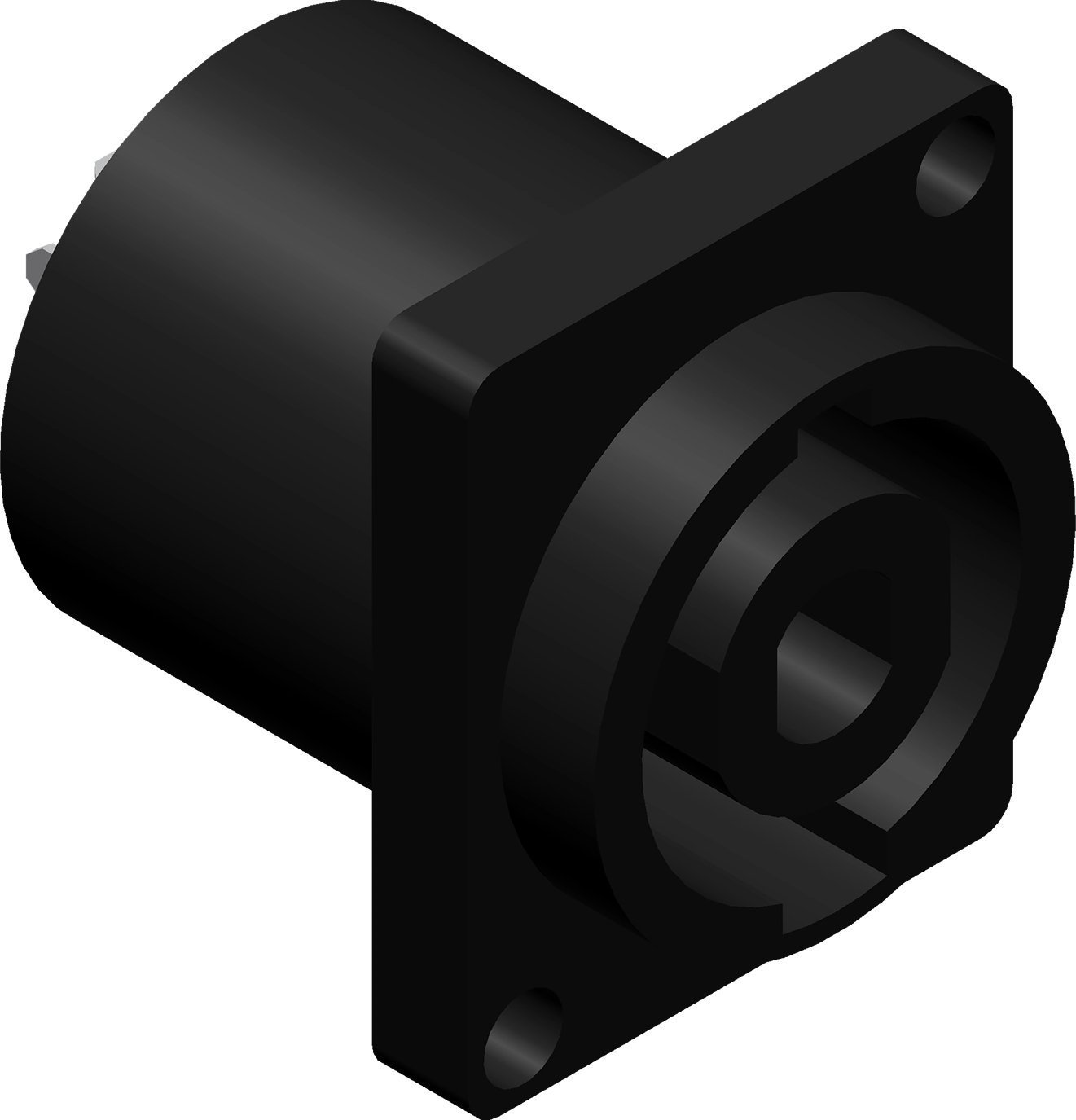 Adapter AV Procab PROCAB VCL4MP Złącze panelowe – 4-pinowe złącze męskie głośnikowe