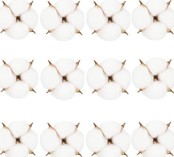 Springos Sztuczna bawełna 12 szt. ozdoby świąteczne na druciku dekoracja do stroika UNIWERSALNY