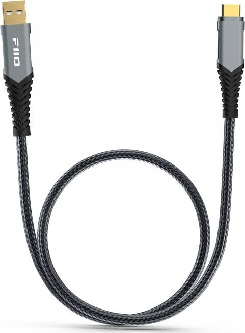 Kabel USB FiiO USB-A - USB-C 1 m Czarny (6953175731054)