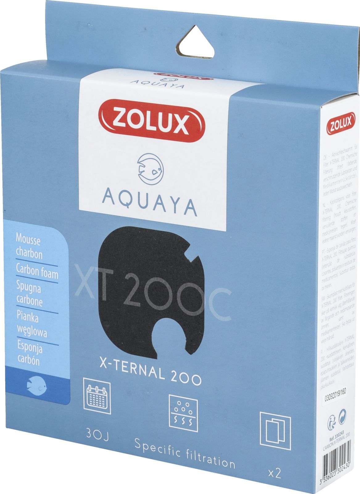 Zolux AQUAYA Wkład Carbon Xternal 200