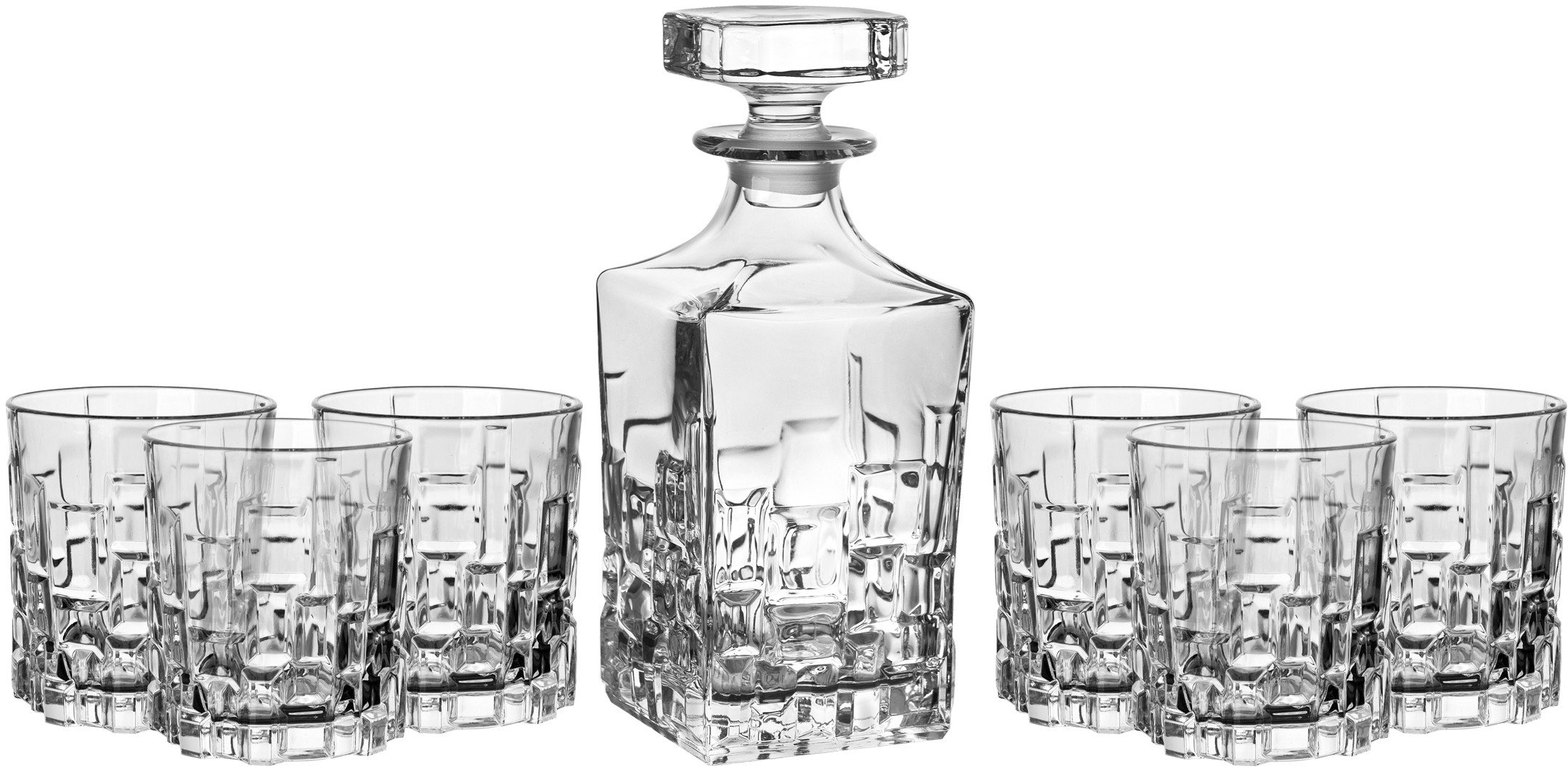 Zestaw do whisky Karafka + 6 szklanek 330 ml Etna